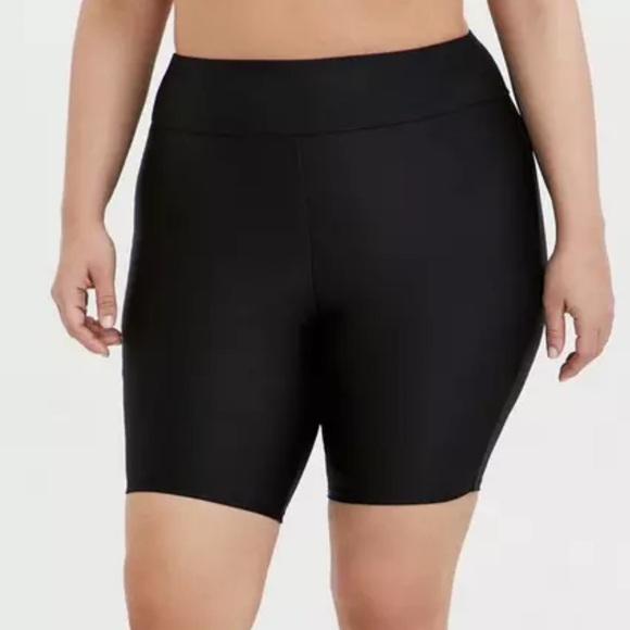 torrid Pants - TORRID 9” high rise swim bottoms bicycle shorts, 2X.